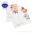 Design Printing Thank Tark Card Custom with Box